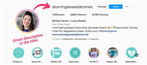 realtor instagram bio examples|15 Must